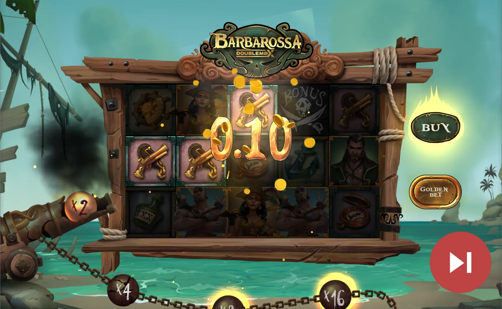 Barbarossa DoubleMax casino game